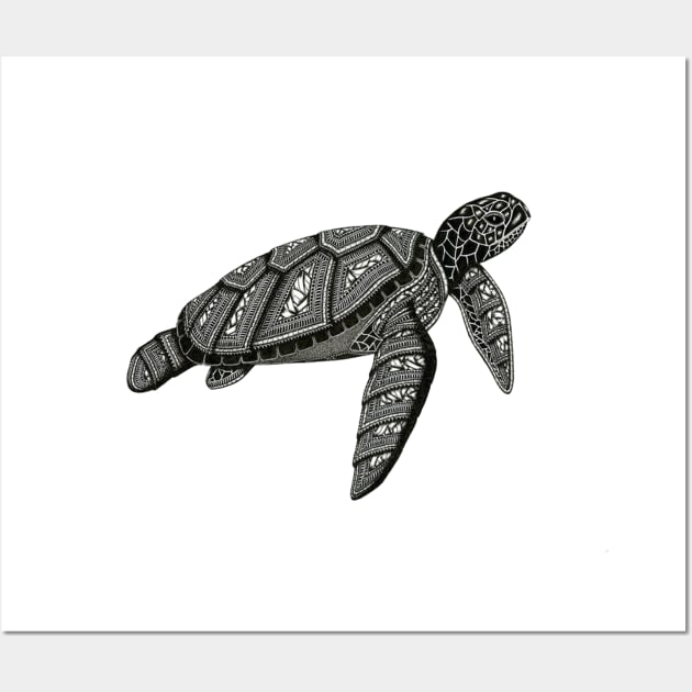 Turtle Wall Art by By_StineLee